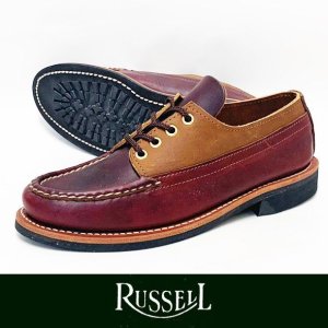 画像: RUSSELL MOCCASIN ラッセルモカシン FISHING OXFORD DARK BROWN(paper別注)