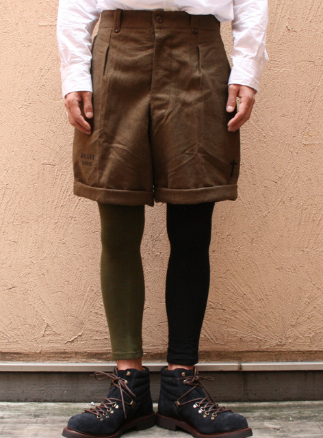 画像: 【SHANANA MIL】RENCH ARMEE WOOL SHORTS新入荷アップしました。