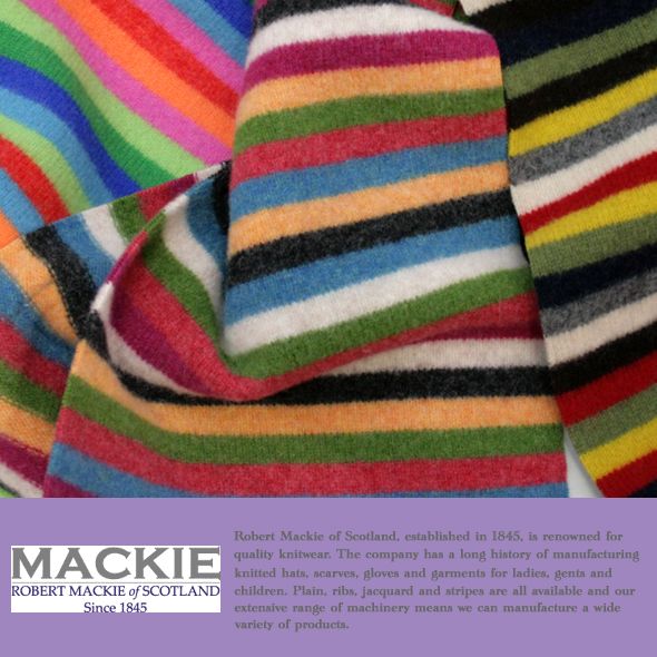 画像: 【ROBERT MACKIE】 Made in SCOTLAND 老舗ニットメーカーより柄マフラー追加アップしました。
