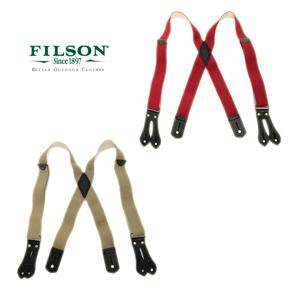 画像: 【FILSON】小物にもこだわりたい、USメイドのサスペンダー ボタンタブサスペンダー新入荷アップしました。