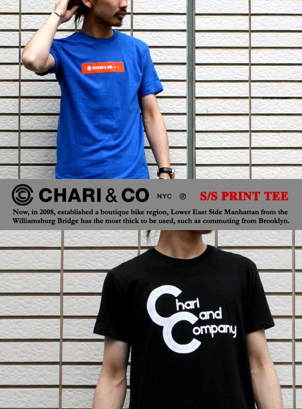 画像: 【CHARI&CO】話題の注目ブランド最新作 S/SプリントTシャツ2型新入荷アップしました。