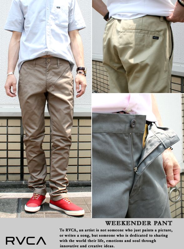 画像: 【RVCA】毎シーズン人気の定番パンツ Weekender Pants チノパン新入荷アップしました。