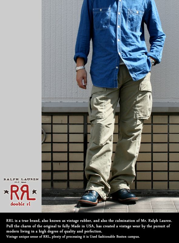 画像: 【RRL】シンプルだからこそ持っておきたい リップストップカーゴパンツ新入荷アップしました。