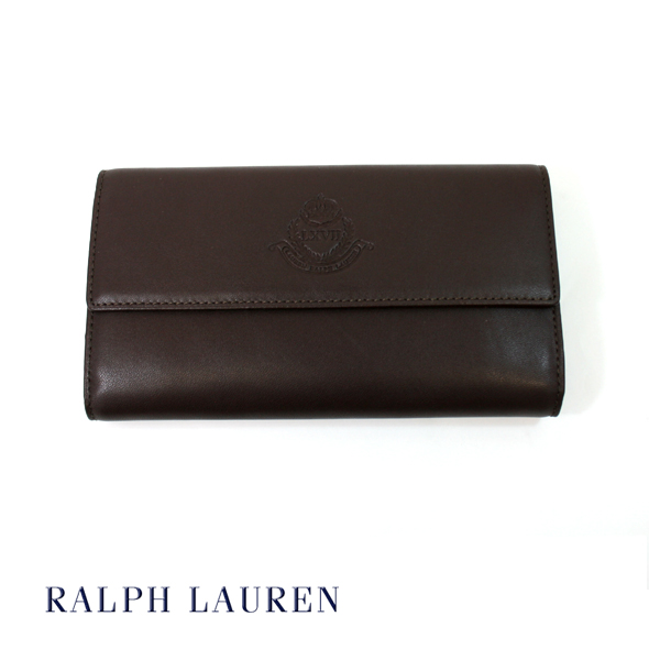 画像: 【LAUREN RALPH LAUREN】収納力抜群の大人財布 レザー型押し3つ折りウォレット新入荷アップしました。