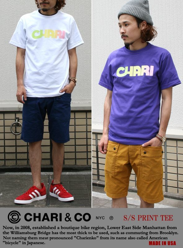 画像: 【CHARI&CO】しっかりとブランド主張した個性的なデザイン CHARI&COのS/STシャツ新入荷アップしました。