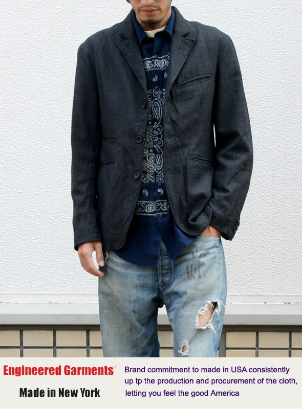 画像: 【Engineered Garments】トレンドに左右されない武骨なデザイン アンドーバージャケット新入荷アップしました。