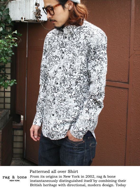 画像: 【rag&bone】 PATTERNED ALL OVER SHIRT新入荷アップしました。