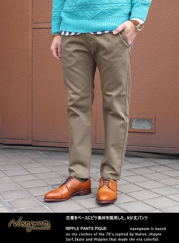 画像: 【Nasngwam】 RIPPLE PANTS PIQUE新入荷アップしました。