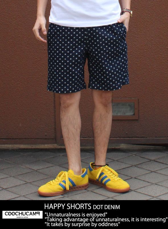 画像: 【COOCHUCAMP】関西発のMADE IN JAPAN BRAND HAPPY SHORTS DOT DENIM新入荷アップしました。