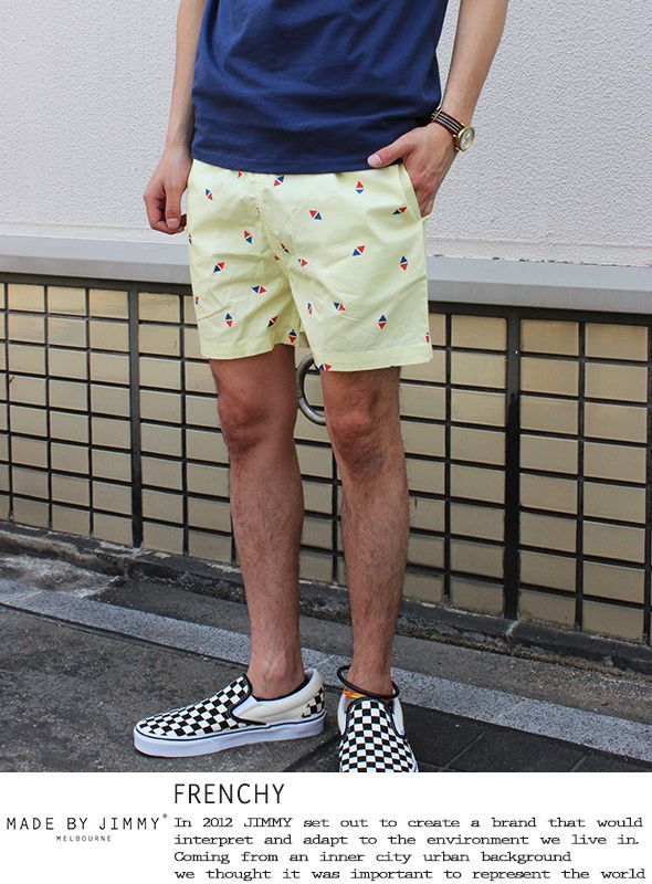 画像: 【MADE BY JIMMY】オーストラリアはメルボルン発信ブランドMADE BY JIMMY Diamond design shorts新入荷アップしました。