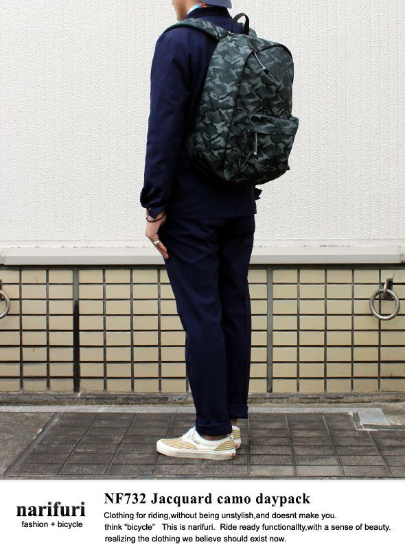 画像: 【narifuri】Jacquard camo daypack GRY 新入荷アップしました。