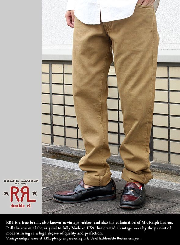 画像: 【RRL】Slim Fit PiquePants CML 新入荷アップしました。