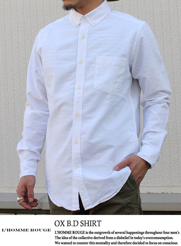 画像: 【L'HOMME ROUGE】OX B.D SHIRT 入荷アップしました。