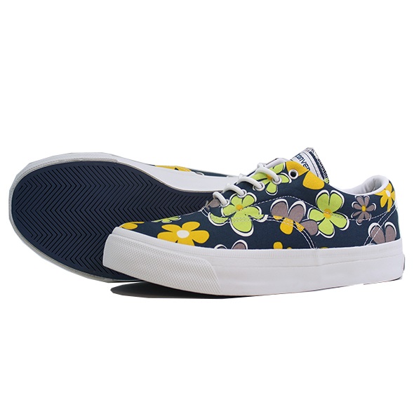 画像: 【CONVERSE】SKIDGRIP RETROFLOWER NAVY 入荷アップしました。