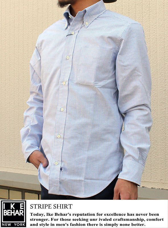 画像: 【IKE BEHAR】STRIPE SHIRT  入荷アップしました。