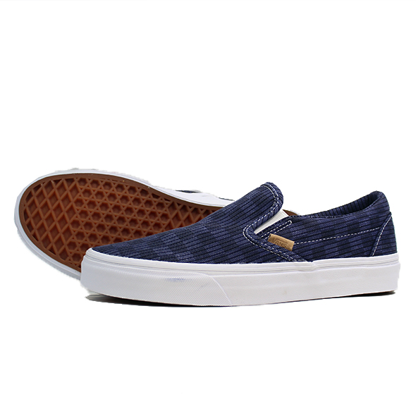 画像: 【VANS】CLASSIC SLIPON Washed Herringbone NVY/Checker 入荷アップしました。