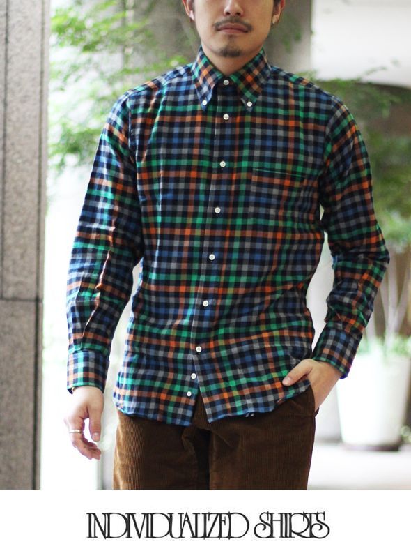 画像: 【INDIVIDUALIZED SHIRTS】CHECK MIX  GRN入荷アップしました。