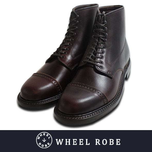 画像: 【WHEEL ROBE】ウィールローブ CAP TOE LACE UP 2色 入荷アップしました。