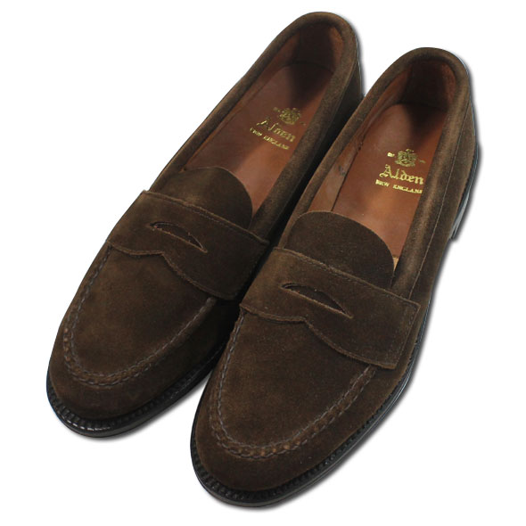 画像: 【ALDEN】#6245F UNLINED PENNY LOAFER SUEDE D.BRW新入荷アップしました。