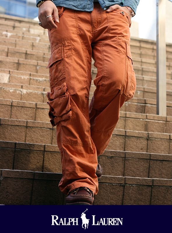 画像: 【POLO RALPH LAUREN】HERRINGBONE CARGO PANTS 入荷アップしました。