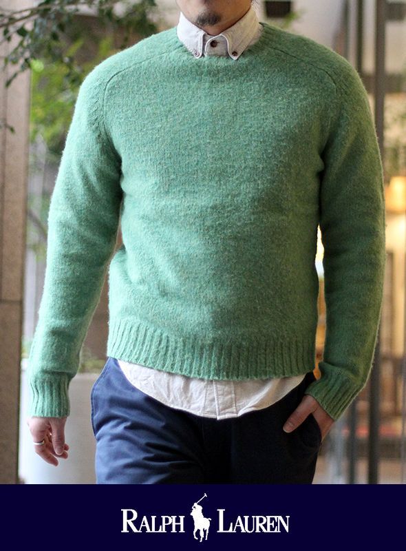 画像: 【POLO RALPH LAUREN】SHETLAND WOOL CREW SWEATER 入荷アップしました。