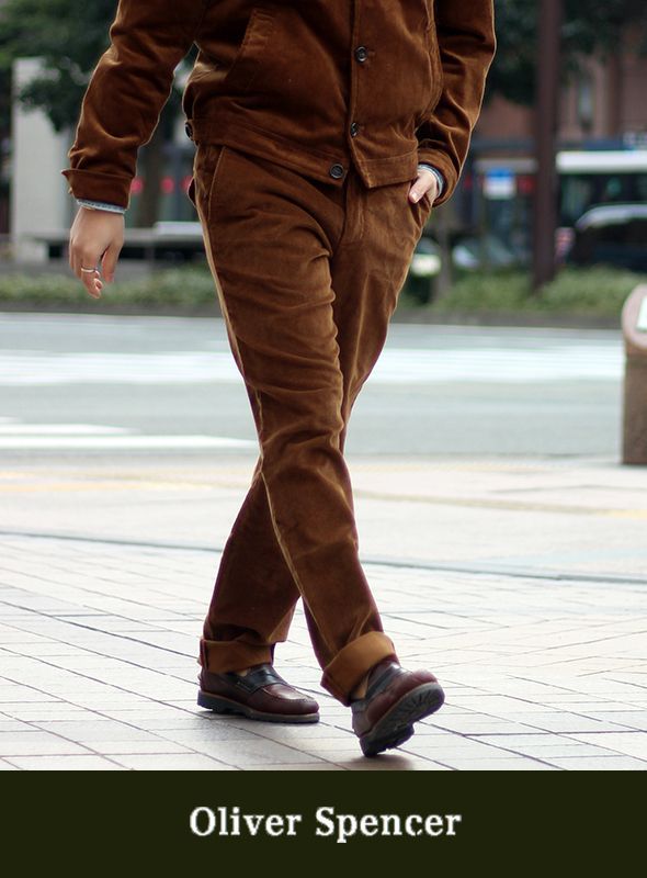 画像: 【Oliver Spencer】FISHTAIL TROUSER C0RD GINGER 入荷アップしました。