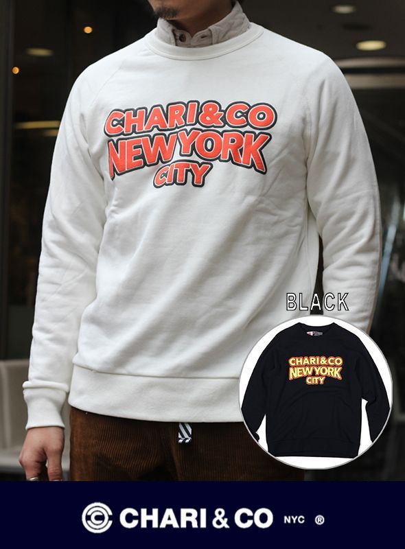 画像: 【CHARI&CO】LENNON CREW SWEAT SHIRT 入荷アップしました。