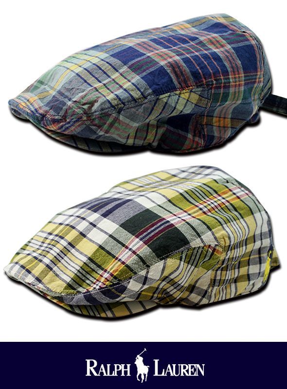 画像: 【POLO RALPH LAUREN】MADRAS CHECK HUNTING CAP 入荷アップしました。