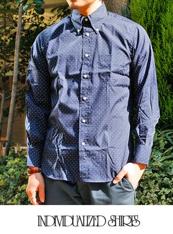 画像: 【INDIVIDUALIZED SHIRTS】 Polka DOT STANDARD FIT BD SHIRT入荷アップしました。