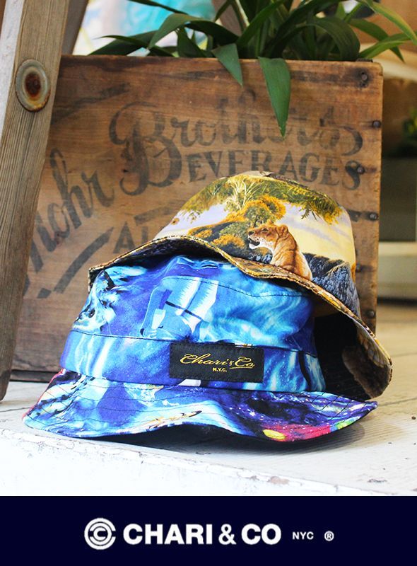 画像: 【CHARI&CO】総柄 BUCKET HAT入荷アップしました。