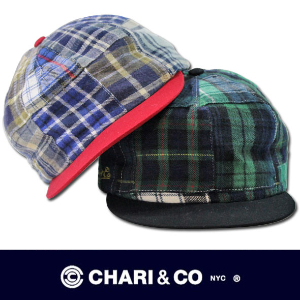 画像: 【CHARI&CO】 SCRIPT LOGO SHORT BRIM PATCH WORK CAP【全2色】入荷アップしました。