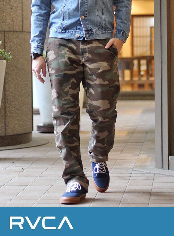 画像: 【RVCA】AG041734 AMERICANA GREYSON CHINO PANT CAMO 新入荷アップしました。