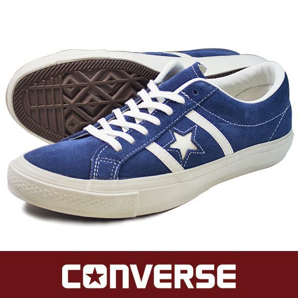 画像: 【CONVERSE】STAR&BARNS SUEDE NAVY/WHITE 入荷アップしました。