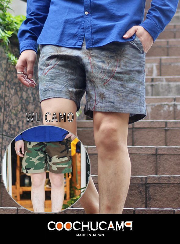 画像: 【COOCHUCAMP】HAPPY SHORTS (Beach&CAMO) 入荷アップしました。