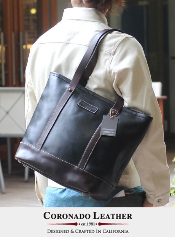 画像: 【COLONADO LEATHER】Horween Travel Tote Black 【MADE IN USA】新入荷アップしました。