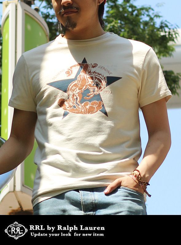 画像: 【RRL】COWBOY RODEO PRINT TEE OFF WHITE 新入荷アップしました。