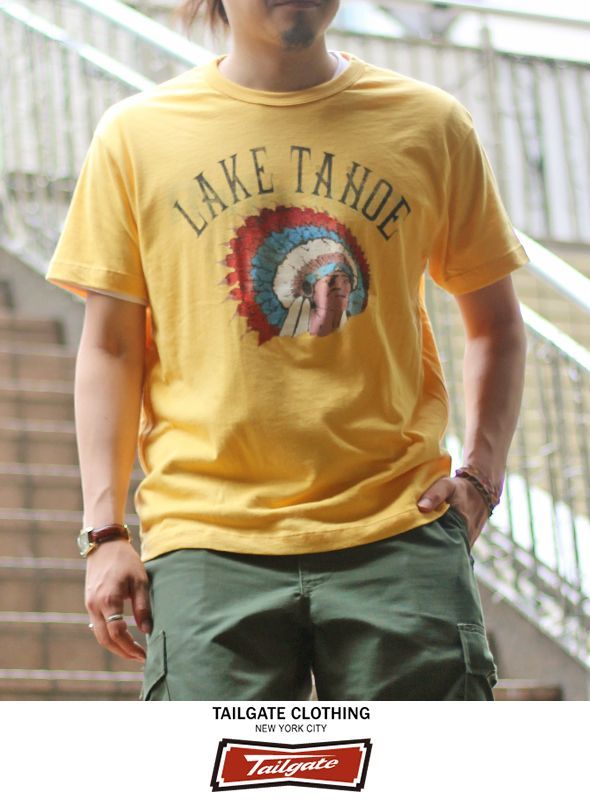 画像: 【Tailgate】 S/S TEE LAKE TAHOE MAIZE  新入荷アップしました。