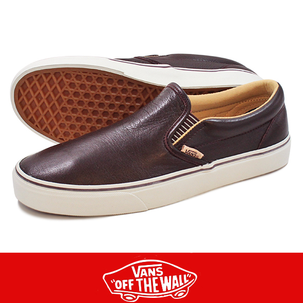 画像: 【VANS】CLASSIC SLIPON DARK BROWN LEATHER 新入荷アップしました。