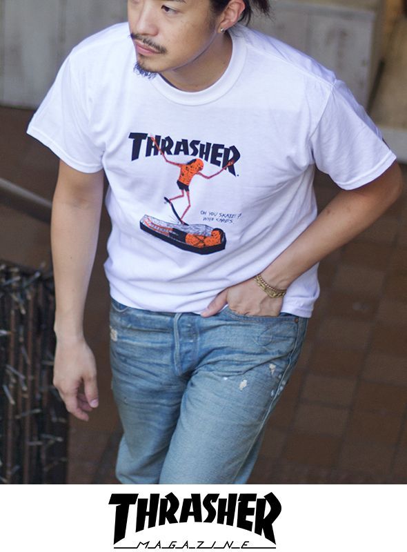 画像: 【THRASHER】NECKFACE Tシャツ WHITE  新入荷アップしました。