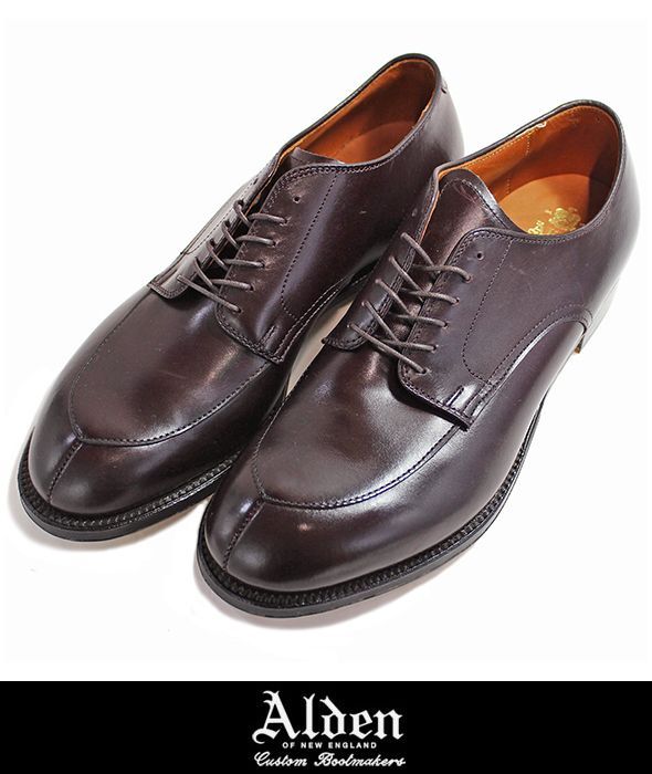 画像: 【Alden】87140 Vチップ #8 BURGUNDY  再入荷アップしました。