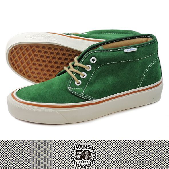 画像: 【VANS】50th CHUKKA BOOT 49 REISSUE GREEN SUEDE  新入荷アップしました。