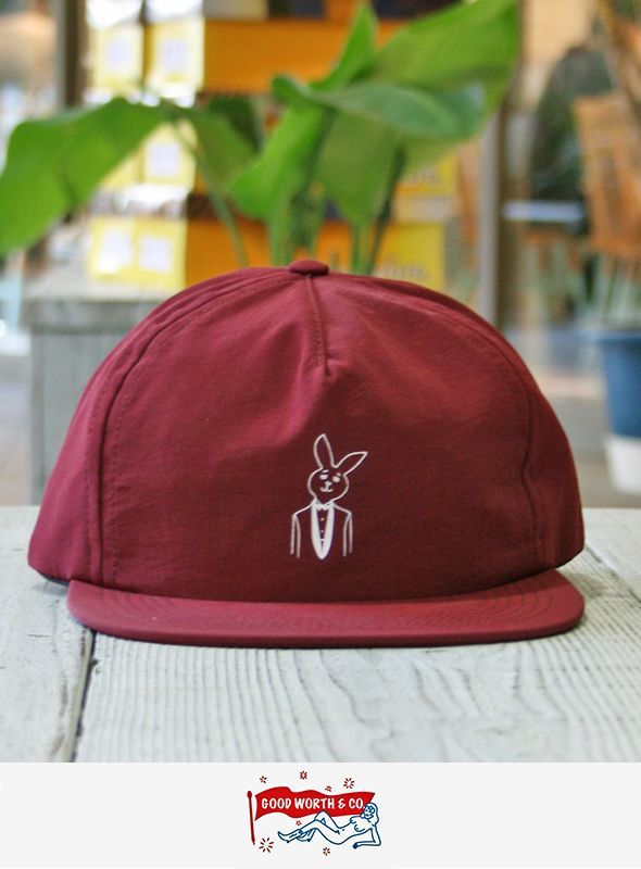 画像: 【Good Worth】MR. PLAYBOY NYLON SNAPBACK BURGUNDY 新入荷アップしました。