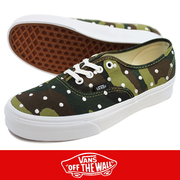 画像: 【VANS】Authentic Camo Polka Dot  新入荷アップしました。