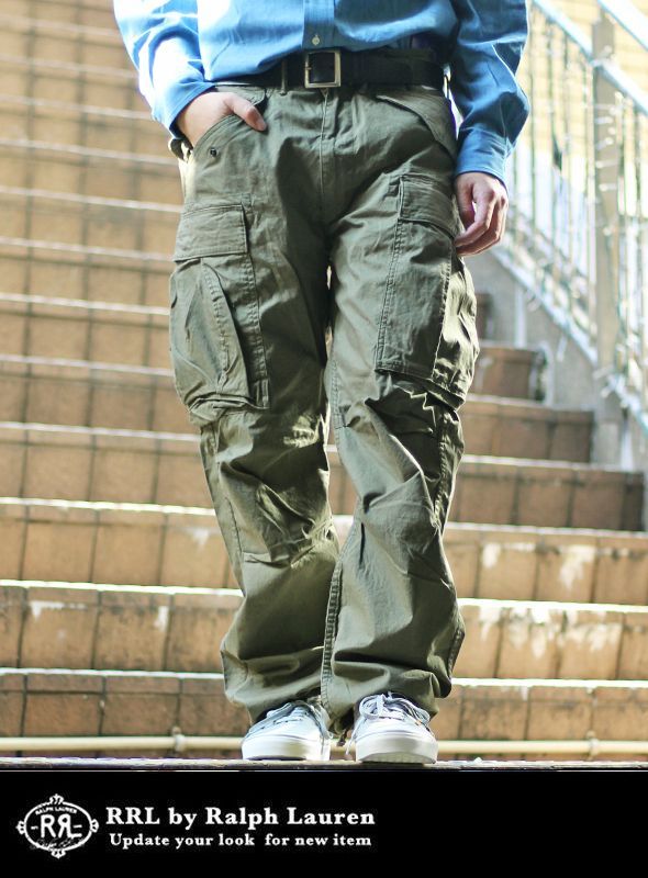 画像: 【RRL】 SLIM CARGO PANTS KHAKI 新入荷アップしました。