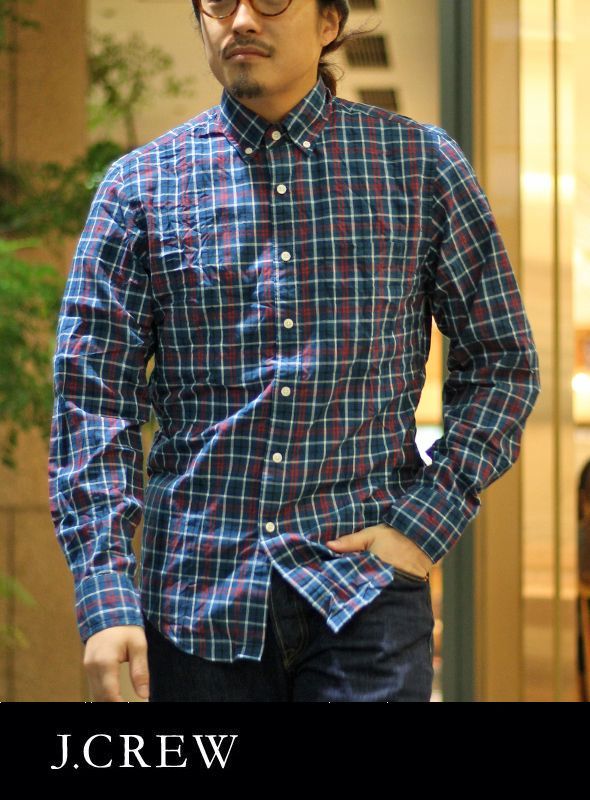 画像: 【J.CREW】 B.D CHECK SHIRT BLUE/RED/WHITE 新入荷アップしました。