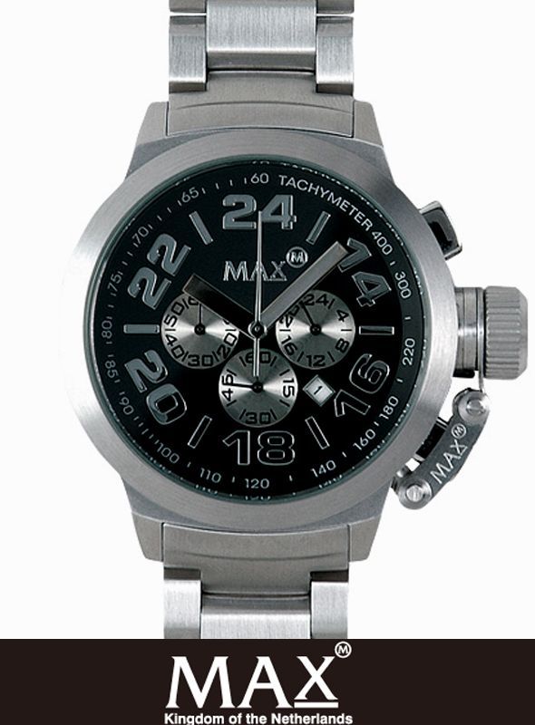 画像: 2018-4-30【MAX XL WATCH/マックスXLウォッチ】5-MAX-454 47mm Black/Silver新入荷分アップしました。