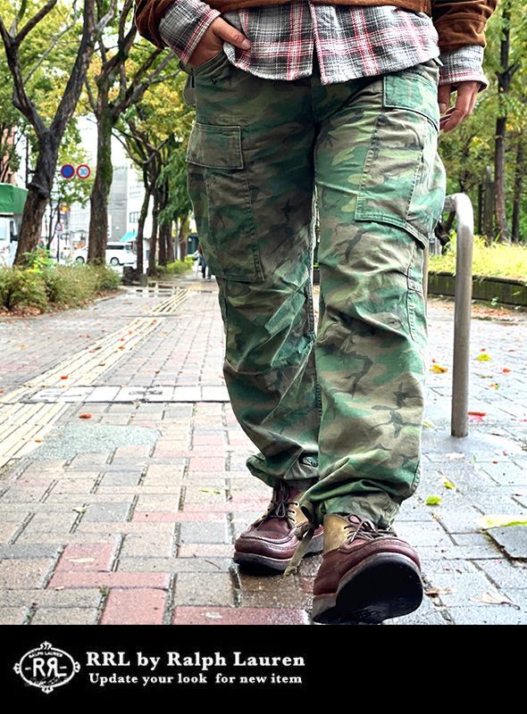 画像: 2021-11-12【RRL】ダブルアールエル Camo cotton cargo pants新入荷分アップしました。