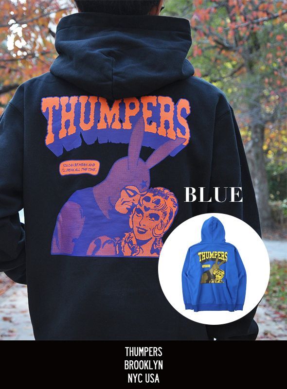 画像: 2021-11-20【THUMPERS NYC】サンパース RABBIT HERO HOODIE新入荷分アップしました。