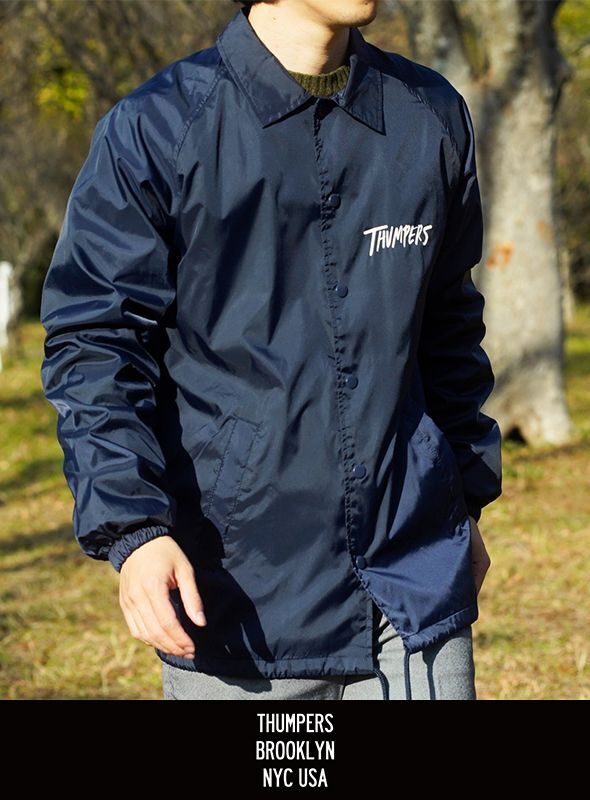 画像: 2021-12-07【THUMPERS NYC】サンパース STP HANDWRITTEN LOGO COACHJAKET 新入荷分アップしました。