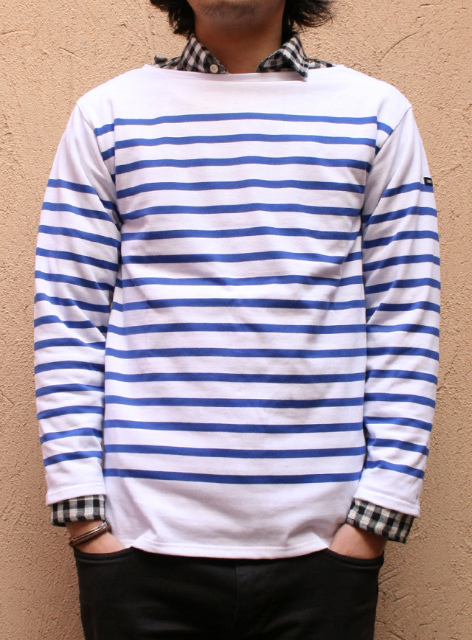 画像: 【SAINT JAMES/セントジェームス】NAVAL L/S TEE 長袖ボーダーバスクシャツ新入荷アップしました。